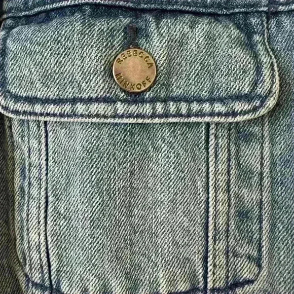 Rebecca‎ Minkoff Verona Denim Jacket Size M - Picture 4 of 7